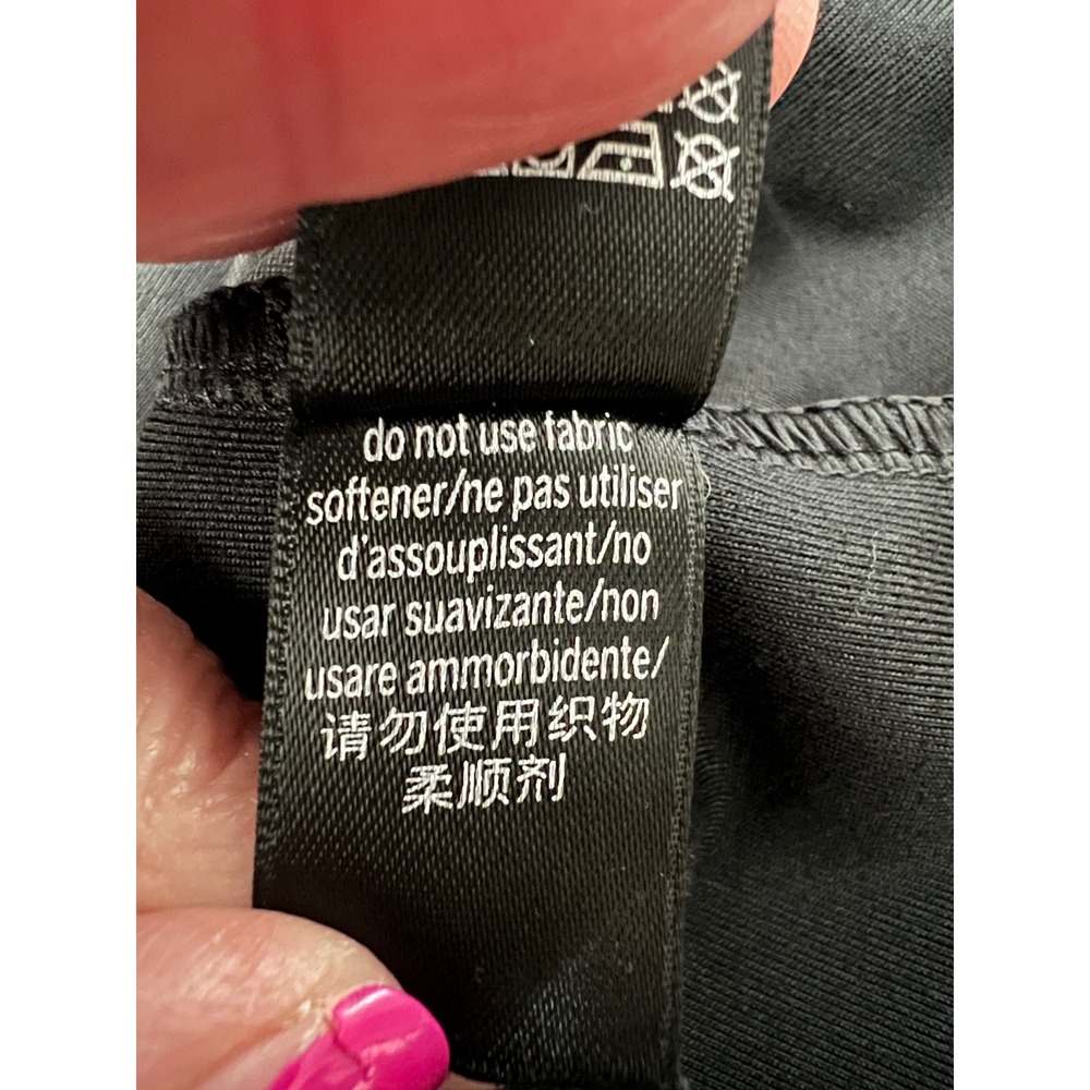 Victoria's Secret On Point Black Open Back Long Sleeve Athletic Top Small 997558 - Picture 5 of 8